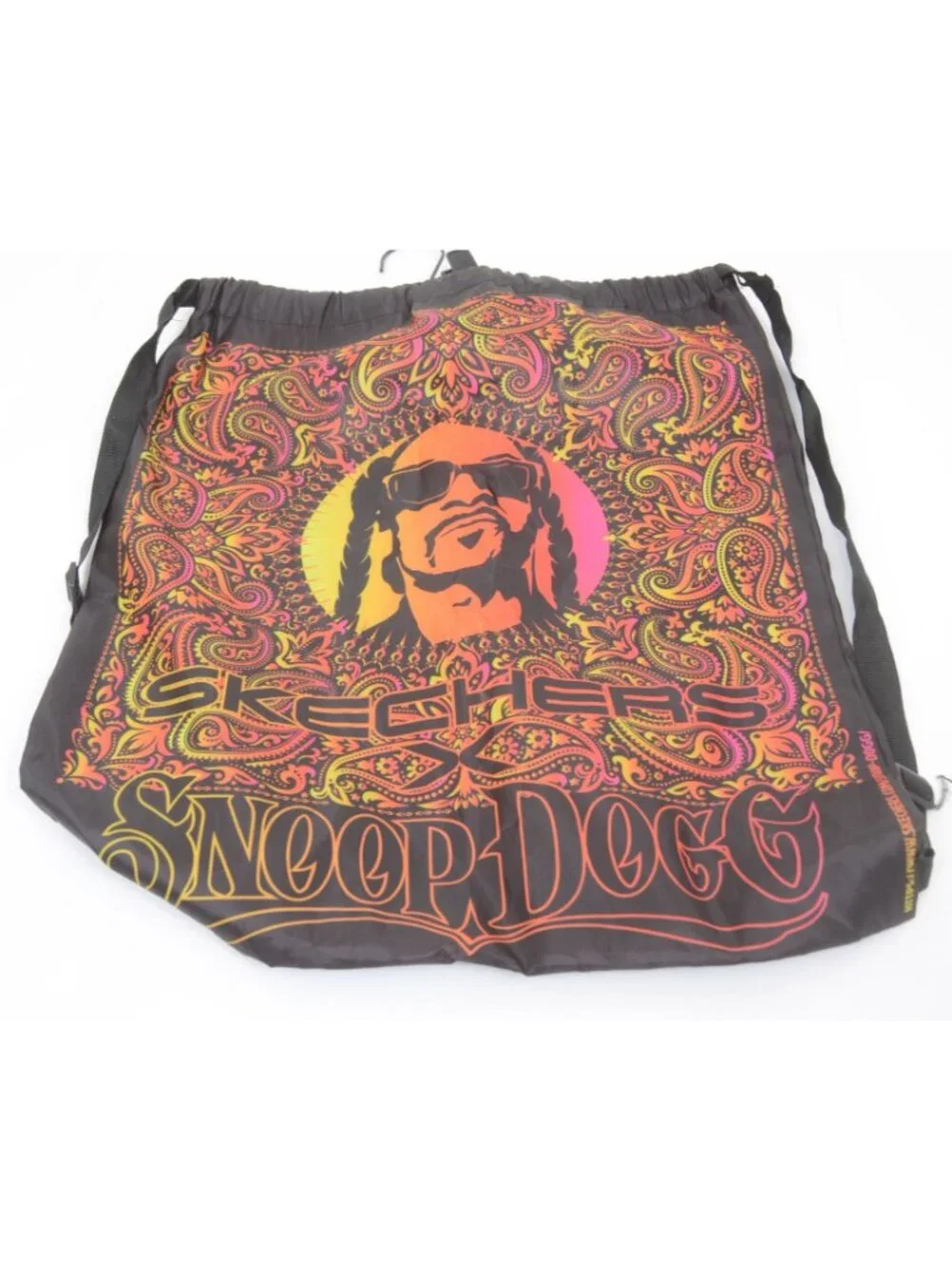 Snoop Dogg X Skechers Reusable Tote Bag Backpack Lightweight Shopper Farmers Mkt